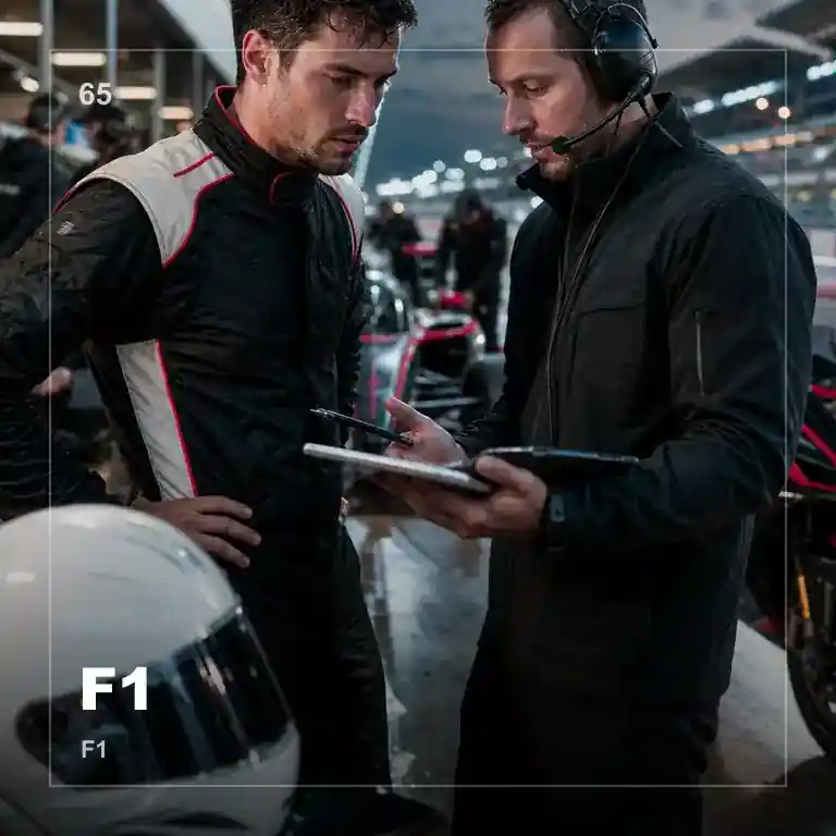 F1赛车冲刺画面
